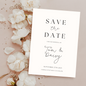 Printable Save The Date - Minimalist